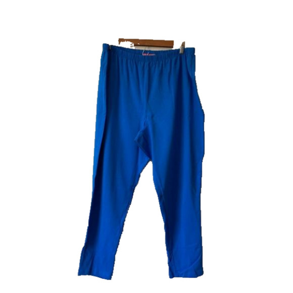 Woman Within 2XP Coastal Blue Travel Packable Cotton Blend Casual Colorful Pants - Picture 1 of 9